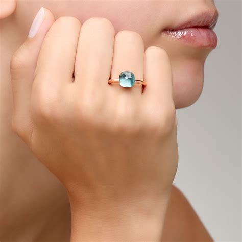 replica of pomellato nudo topaz rig